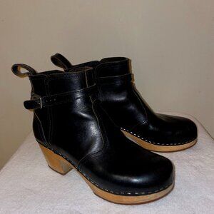 Sweedish Hasbeens Johdpur Bootie Black Leather